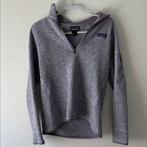 Patagonia Women's Heathered Gray Quarter-Zip Fleece